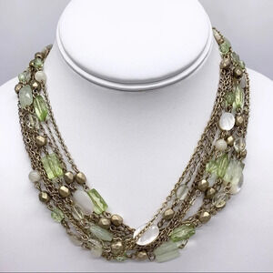 Lia Sophia Multi-Strand Beaded Necklace